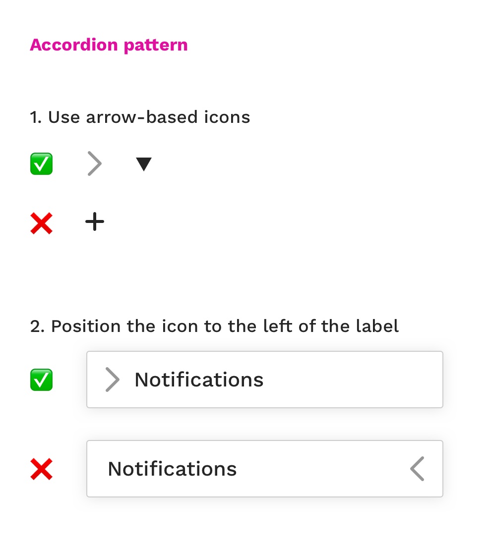 Patterns vs. components in design systems
